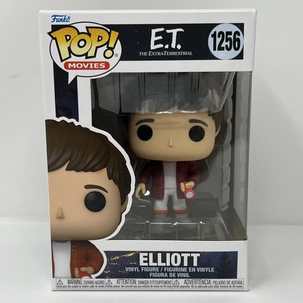Funko Pop! Movies: E.T. And Elliot - E.T with flowers #1255 and Elliot #1256 NIB - Picture 14 of 16